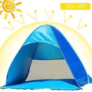 Tente de plage automatique imperméable pour 3-4 personnes, protection UV, tente pop-up, auvent pare-soleil, tente de camping pour voyageurs, randonnée en famille - Product Image 2