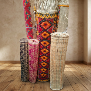 Tapis en paille naturelle tissés à la main - Product Image 3