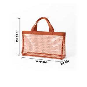 Sac à main en PVC transparent, personnalisation ODM OEM, BSCI, logo personnalisé, sac de shopping, sac fourre-tout imperméable - Product Image 1