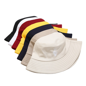 หมวกบักเก็ตผ้าฝ้ายแฟชั่นสำหรับฤดูร้อน เหมาะสำหรับกิจกรรมกลางแจ้ง ชายหาด ป้องกันแสงแดด สำหรับเดินทางและวันฮาโลวีน - Product Image 1