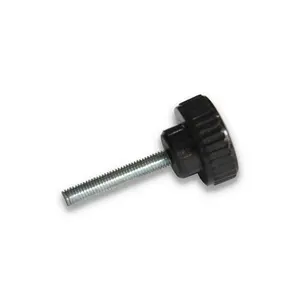 Tùy Chỉnh Nut Hoặc Vít Chiều Dài Đen Bakelite Nhựa Cai Trị Knurled Knob Xử Lý