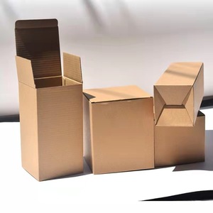 Custom printing logo corrugated paper carton packaging box gift box