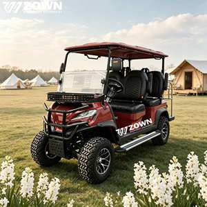 Carrito de golf de 4 plazas a precio de fábrica, con potente sistema de propulsión eléctrica, ideal para campus, turismo y viajes de ocio. - Product Image 1