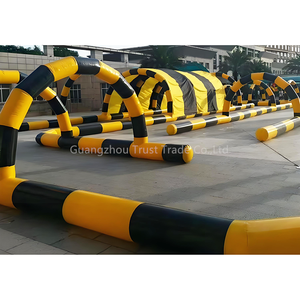 Enfants populaires aller Kart voiture course arène gonflable Sport clôture pare-chocs voiture gonflable piste de course - Product Image 3