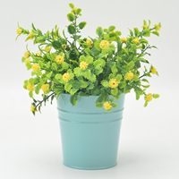 Pot de rangement multifonctionnel rose en métal pour stylos et pinceaux de maquillage, organisateur de bureau, pot de fleurs pour la maison et le bureau (vente en gros)