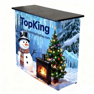 Vente chaude <span class=keywords><strong>Comptoir</strong></span> pop-up personnalisable Support d'affichage portable Cadre en aluminium Durable pour la promotion en magasin de détail Événement Marketing - Product Image 2