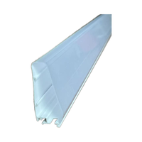 Tube en acrylique PC opale blanc de marque LS, diffuseur en plastique extrudé pour éclairage LED/fluorescent, service de découpe personnalisé CN/GUA