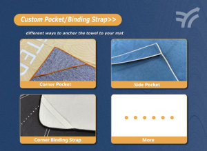 <span class=keywords><strong>Toalla</strong></span> de Yoga <span class=keywords><strong>Antideslizante</strong></span> de Microfibra con Agarre Personalizado y Logotipo Personalizado para Yoga, <span class=keywords><strong>Pilates</strong></span>, Ejercicio - Product Image 6