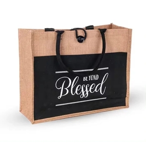 Trung Quốc Bán Buôn Thân Thiện Với Môi Lớn Vải Bố Cây Gai Dầu Đay Bãi Biển <span class=keywords><strong>Tote</strong></span> Biểu Tượng Tùy Chỉnh Quà Tặng Mua Sắm Túi - Product Image 3