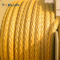 Cordon en fibre d'aramide de 10 mm, tressé à 12 brins, ignifuge, résistant au feu, haute résistance, faible élongation, résistant à la chaleur, corde de sécurité