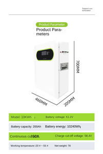 Système solaire hybride domestique 15 kW-30 kW, contrôleur solaire MPPT 30 kW, système solaire résidentiel, batterie lithium-ion - Product Image 5
