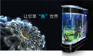 Aquarium en acrylique personnalisé, grand cube transparent en verre, avec écran numérique, haute qualité - Product Image 5