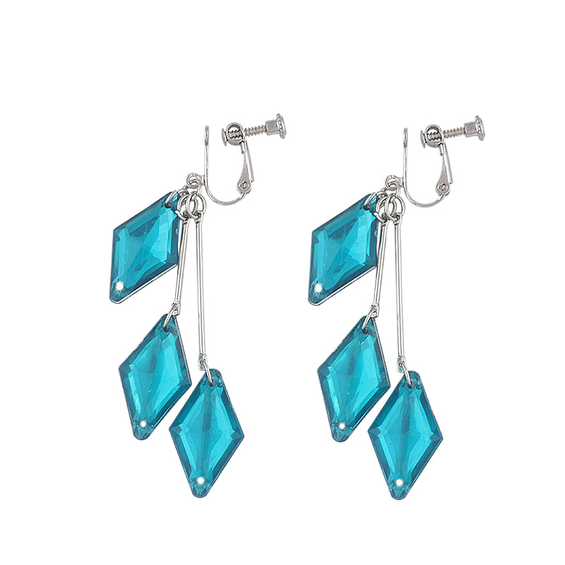 Clip d'oreille bleu un