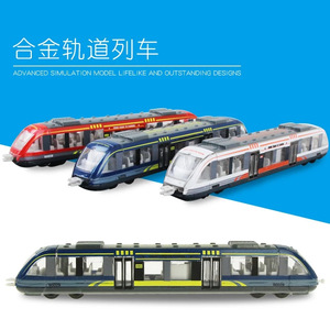 Mini tren de simulación, juguetes de aleación de alta velocidad, vehículos de juguete, modelo de Metro deslizante, regalo educativo para niños, regalo de Navidad - Product Image 6