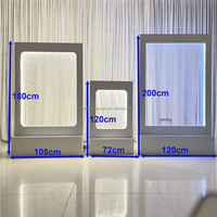 Enseigne de Bienvenue de Mariage, Fontaine Cascade Intérieure à Lumière LED, pour Décoration d'Hôtel et de Mariage, en Promotion
