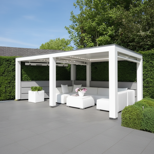 <span class=keywords><strong>Pergola</strong></span> motorisée à lames orientables avec ombrage réglable et design imperméable pour usage extérieur, <span class=keywords><strong>pergola</strong></span> électrique, gazebo, <span class=keywords><strong>pergola</strong></span> - Product Image 1