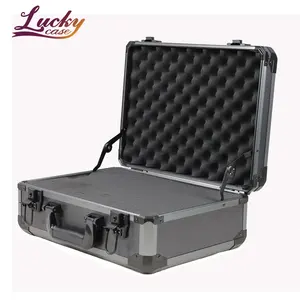 Aluminium Box Hard High Quality Aluminum Case With DIY Foam Safety Hinges Design Tool Hard Case Portable Case Tool Box