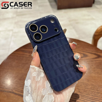 2025 Design Unique Crocodile PU Motif Couleur Pure Haute Qualité Doux Anti-chute Wayerproof Couverture de Téléphone pour iPhone 17/17air/1: 6 pm