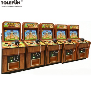 Tolefun CE Parco Divertimenti 6 Giocatori Attrezzatura Stabile a Basso Consumo Energetico Gopher Caper Giochi di Abilità Giochi per Famiglie Adatti a Tutte le Età - Product Image 2