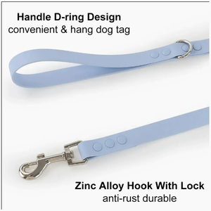 Correa de Lujo para Perros, Impermeable, para Caminar al Aire Libre, de Goma PVC Personalizada, Larga, de Doble Cabeza, con Logotipo para Perros - Product Image 2