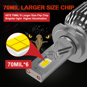 Faros Delanteros LED para Automóvil NAOEVO de Fábrica, NG 30000lm H1 H3 880 9005 9012 Luz LED H4 H7 H11 9006 180w, Faros Delanteros LED para Automóvil H7 H4 - Product Image 4