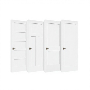 Puerta Interior de Madera Compuesta Sólida, Moderna, Insonorizada, de Madera, Tamaño Personalizado para Dormitorio, Apartamento, Hotel, Proyecto OEM - Product Image 4