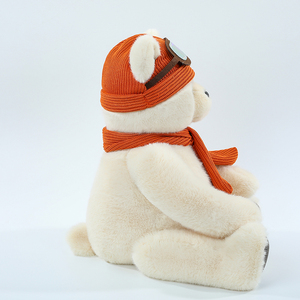 Peluche ours en peluche de ski - Peluche super douce pour soulager le stress, emballée sous vide pour un <span class=keywords><strong>rangement</strong></span> facile, cadeau mignon pour enfants - Product Image 5