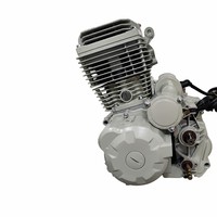 Ensemble moteur CG150 4 temps refroidi par air avec allumage CDI, nouveau carter d'huile large pour tricycle OEM