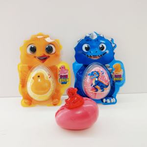 Nouveaux bonbons gélifiés en forme d'œuf de <span class=keywords><strong>dinosaure</strong></span> surprise avec un petit bonbon gélifié à l'intérieur, friandises gélifiées fruitées spéciales à mâcher - Product Image 5
