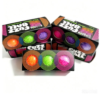 Balle anti-stress en silicone Teenie Fuzz Ball, super moelleuse et pointue, jouet sensoriel pour soulager l'anxiété, pour animaux, pour enfants