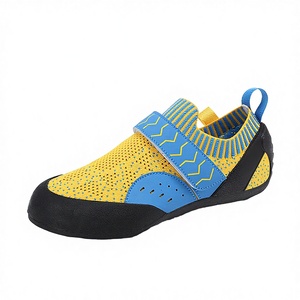 Unisex Climbing Shoes Mesh Upper <b>Rubber</b> Outsole Blue Yellow Summer Fitness Training Shoe - Product Image 3