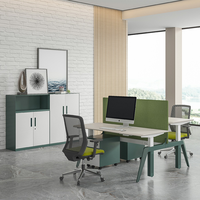 Bureau ergonomique classique de luxe Table de travail des employés Poste de travail à hauteur réglable Cabine d'atelier Bureau debout