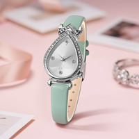 Reloj de Pulsera de Cuarzo W013 para Mujer, Correa de Cuero a Juego, Popular, Venta al por Mayor, Reloj de Mujer Barato