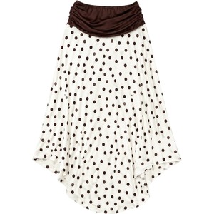 Completo da donna KY con top a <span class=keywords><strong>pois</strong></span> e gonna lunga, set con canotta a spalline sottili senza maniche e gonna lunga in cotone a vita bassa - Product Image 4