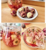 KAIYANGE Thé Aromatisé Séché Quatre Fleurs Boule à Thé Dragon Emballage Pack Santé Vide Type ISO Place ball Blooming tea