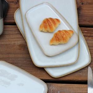 Plateau de service rond moderne Grès en céramique écologique pour chargeur Assiette pour dîner pour fête Maison Restaurant Utilisation - Product Image 2