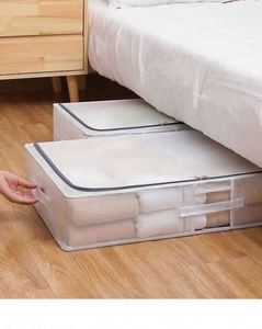 Caja de Almacenamiento Plegable de Plástico Transparente, Diseño Moderno para Baño, Sala de Estar, Dormitorio, Mueble Plegable Resistente para el Hogar - Product Image 4