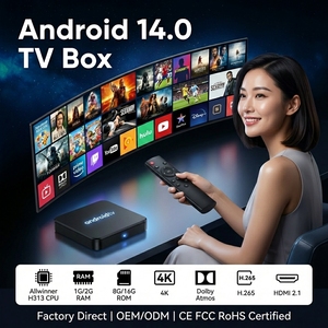Android 14 <span class=keywords><strong>TV</strong></span> Box Allwinner H313 Quad Core 4K Ultra HD Reproductor Multimedia Inteligente WiFi de Doble Banda HDMI 2.<span class=keywords><strong>1</strong></span> - Product Image 3