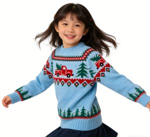 Customization <strong>Christmas</strong> Sweater <strong>Christmas</strong> Sweater Cute Doll Pullover Funny Party Holiday <strong>Jumper</strong> Top Sweater <strong>for</strong> <strong>Girls</strong> - Product Image 1