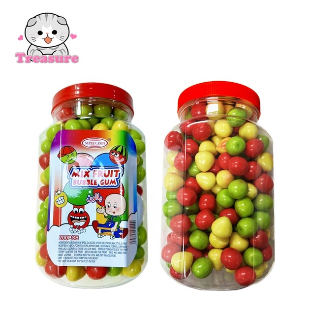 Hot Seller Chinese Manufacturers Wholesale Sweet MIX FRUIT BUBBLE GUM Candy