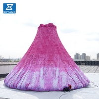 Modèle de Volcan Gonflable Rose Personnalisé, Tendance Internet, pour Publicité d'Événements Extérieurs, Décoration et Affichage de Marque