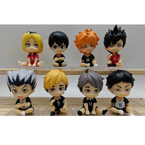 8ชิ้น/เซ็ต5ซม.Hinata Syouyou Kageyama Tobio <span class=keywords><strong>Kozume</strong></span> <span class=keywords><strong>Kenma</strong></span> Kuroo Tetsurouนั่งท่าทางอะนิเมะรูปรุ่นของเล่น