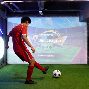 वार खेल बहु खिलाड़ी टेनिस फुटबॉल बास्केटबॉल वॉलीबॉल प्रशिक्षण खेल मल्टीबॉल इंटरैक्टिव दीवार प्रक्षेपण खेल - Product Image 1