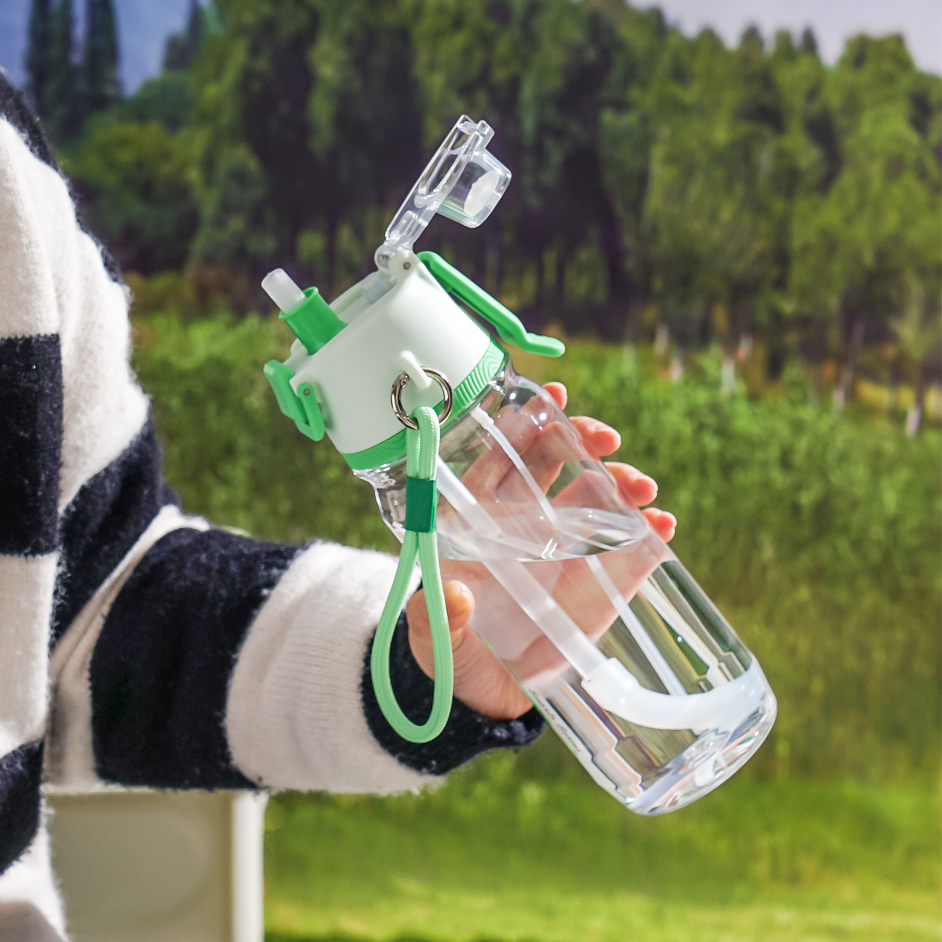 PINKAH 27 OZ Eco-Friendly BPA Free Water Bottle for Gym