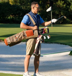 Bolsa de Golf Clásica Vintage para Domingos, Bolsa de Transporte de Palos de Golf Plegable, Ligera y Portátil, de Lona Mejorada Personalizada - Product Image 4
