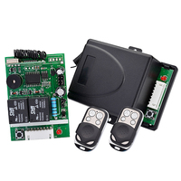 Télécommande universelle sans fil 433 MHz en acajou à 4 canaux pour clonage et duplication de code, clonage face à face pour interrupteur de porte de garage - Offre Spéciale