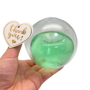 Jouets en forme de pomme souple GL à l'huile de coco, bleus, personnalisables, 2026, mignons, jouets à presser, jouets sensoriels pour enfants - Product Image 2