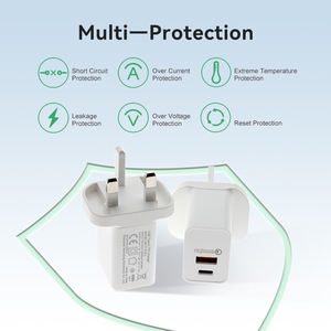 <span class=keywords><strong>Adaptador</strong></span> <span class=keywords><strong>original</strong></span> de fábrica al por mayor, carga rápida, Puerto USB A tipo C, cargador rápido portátil PD de <span class=keywords><strong>20W</strong></span> para iPhone, Samsung y Android - Product Image 5