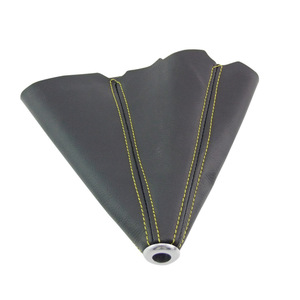 Car Gear <b>Shift</b> <b>Knob</b> Cover Universal PU Leather Black Ergonomic Design - Product Image 5