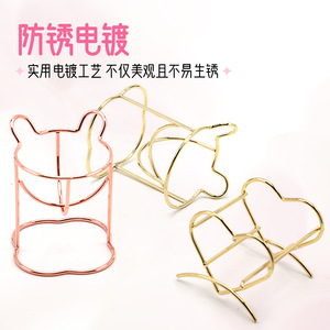 Metal <b>powder</b> puff rack, cosmetic cushion rack, <b>egg</b> holder, sponge <b>egg</b> dry and wet dual-use beauty <b>powder</b> puff storage rack - Product Image 2
